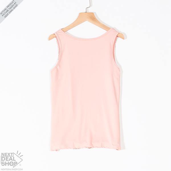 Camiseta de Tirantes con Lentejuelas para Mujer